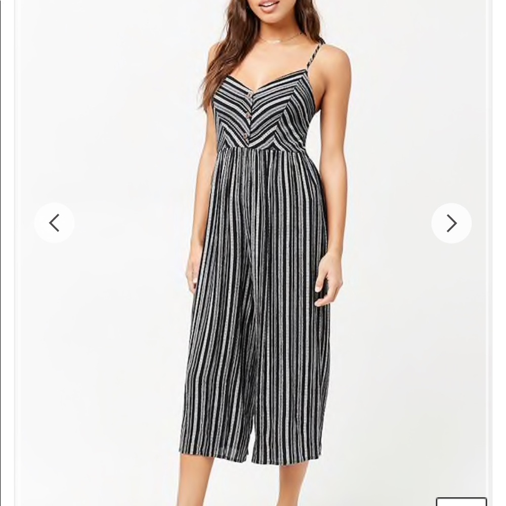 Chevron Cami Culotte Jumpsuit